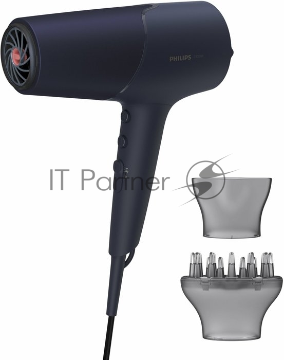 Фен Philips BHD510/03 синий, 2300 Вт, ионизация