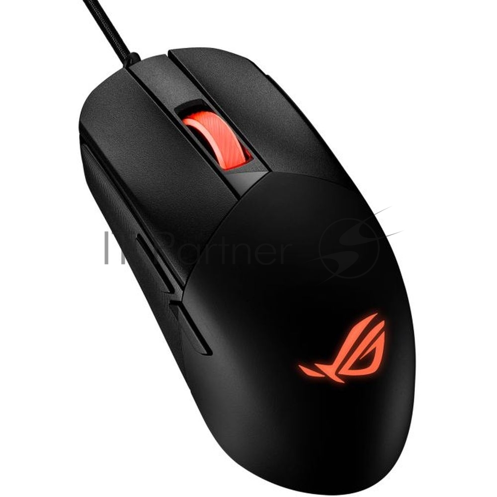 Мышь проводная ASUS P518 ROG STRIX IMPACT III черный, 12000 dpi, USB, кнопки - 5