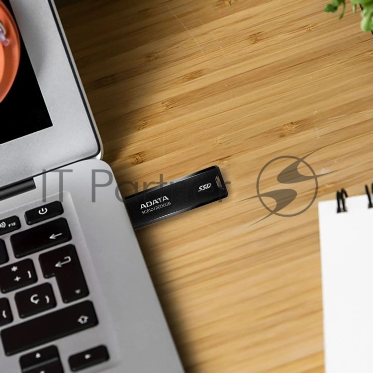 Внешний SSD ADATA SC610, 1TB, USB 3.2 Gen 2 Type-A, R/W 550/500, черный