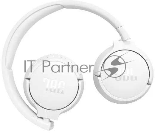 Беспроводные/проводные наушники JBL Tune 670NC белый, накладные, Bluetooth + проводной, активное шумоподавление, до 70 ч