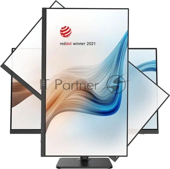Монитор 27" MSI Modern MD272XP IPS 1920x1080, 100 Гц, 4 мс (GtG), 16:9, 300 кд/м², DisplayPort 1.2a, HDMI 1.4b, USB-C (65 Вт), встроенные динамики (2x3 Вт), Flicker Free, Low Blue Light, Adaptive-Sync, KVM-переключатель, регулировка по высоте, поворотная подставка, портретный режим, черный