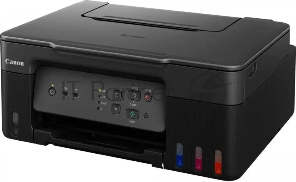 МФУ струйное Canon PIXMA G3430 (5989C009), A4, цветное, печ. 11 стр/мин. (ч/б) 6 стр/мин. (цвет), скан. до 3.16 стр/мин., 4800 x 1200 dpi (печать) 600x1200dpi (скан.), USB, Wi-Fi, Air Print, Mopria