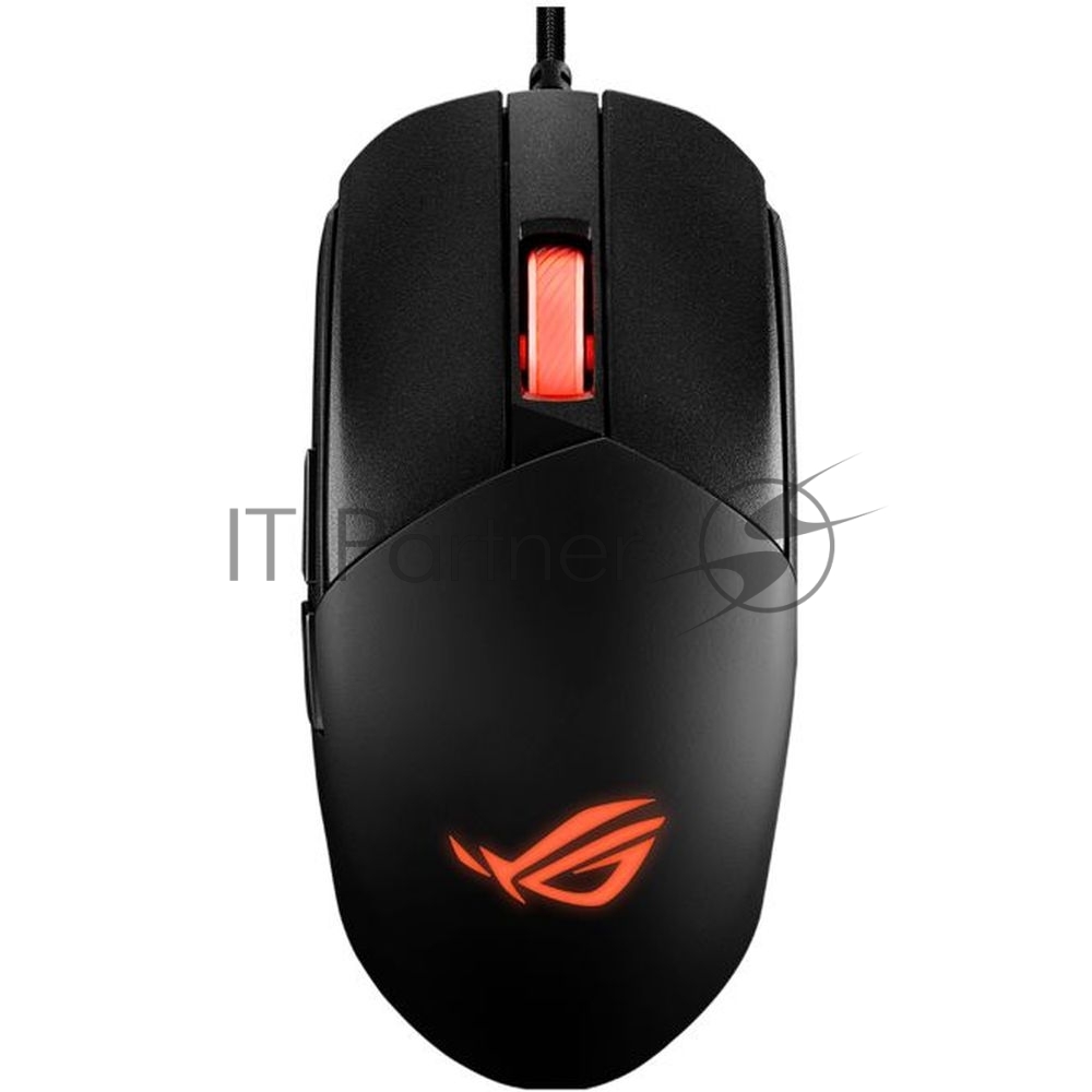 Мышь проводная ASUS P518 ROG STRIX IMPACT III черный, 12000 dpi, USB, кнопки - 5