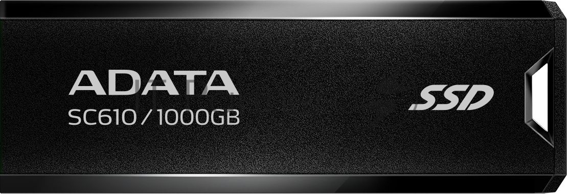 Внешний SSD ADATA SC610, 1TB, USB 3.2 Gen 2 Type-A, R/W 550/500, черный