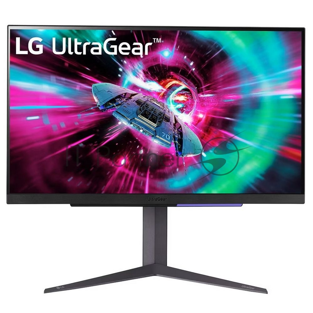 Монитор 27" LG UltraGear 27GR93U-B IPS 3840x2160, 144 Гц, 1 мс, 16:9, 320 кд/м2, 2xHDMI, 1xDP, 1x3.5 мм, черный