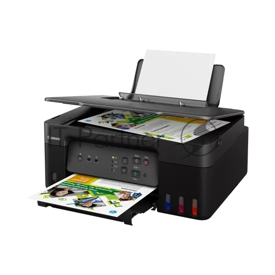 МФУ струйное Canon PIXMA G3430 (5989C009), A4, цветное, печ. 11 стр/мин. (ч/б) 6 стр/мин. (цвет), скан. до 3.16 стр/мин., 4800 x 1200 dpi (печать) 600x1200dpi (скан.), USB, Wi-Fi, Air Print, Mopria