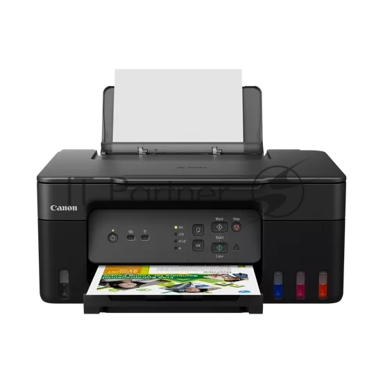 МФУ струйное Canon PIXMA G3430 (5989C009), A4, цветное, печ. 11 стр/мин. (ч/б) 6 стр/мин. (цвет), скан. до 3.16 стр/мин., 4800 x 1200 dpi (печать) 600x1200dpi (скан.), USB, Wi-Fi, Air Print, Mopria
