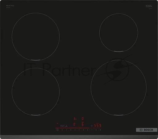 Индукционная варочная поверхность Bosch PIE631HB1E, 4 конфорки, стеклокерамика, 7400 Вт
