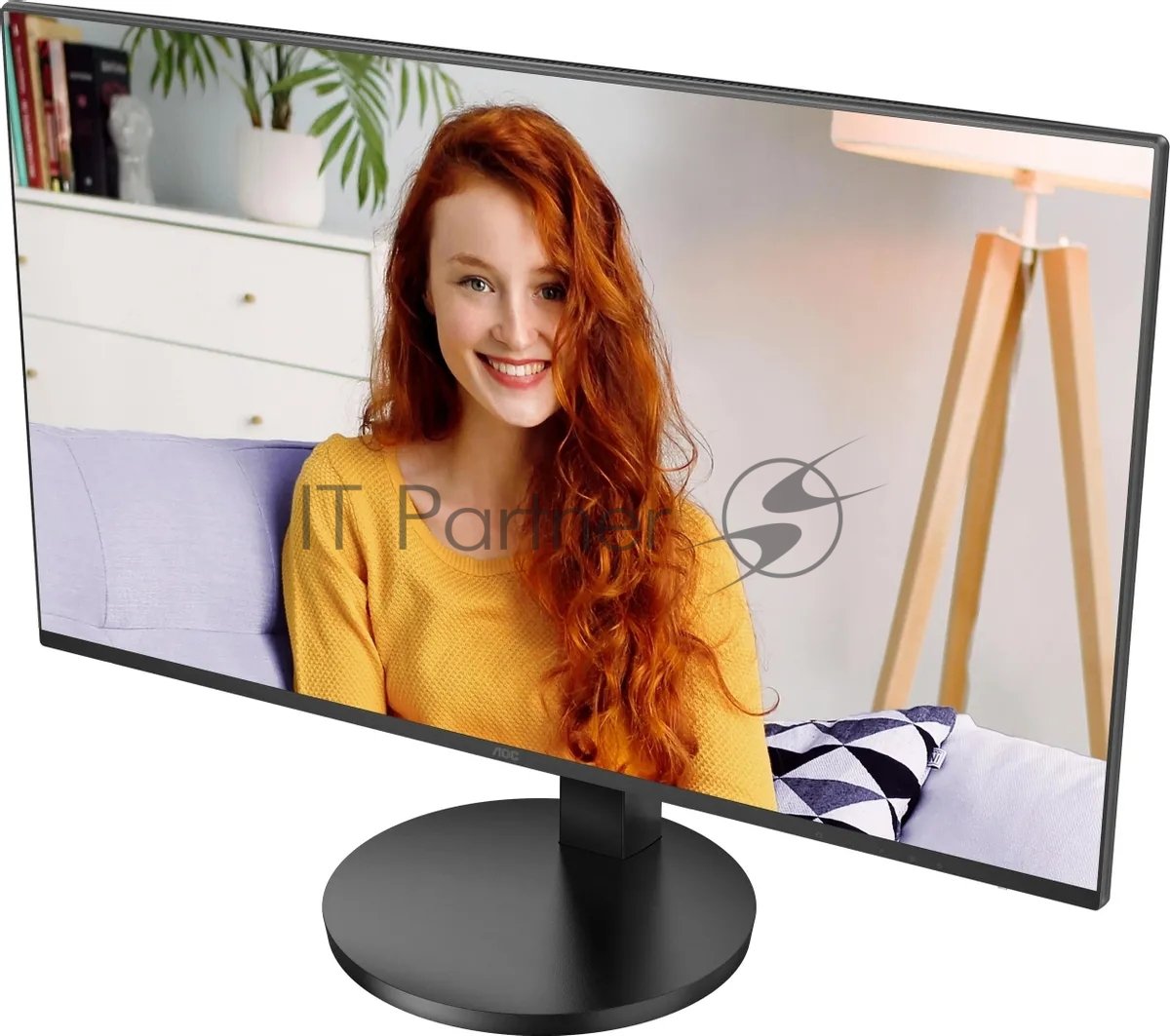 Монитор 27" AOC 27B3CF2 IPS 1920x1080, 100 Гц, 4 мс, 16:9, 250 кд/м², HDMI, USB Type-C, Flicker Free, Low Blue Light, черный