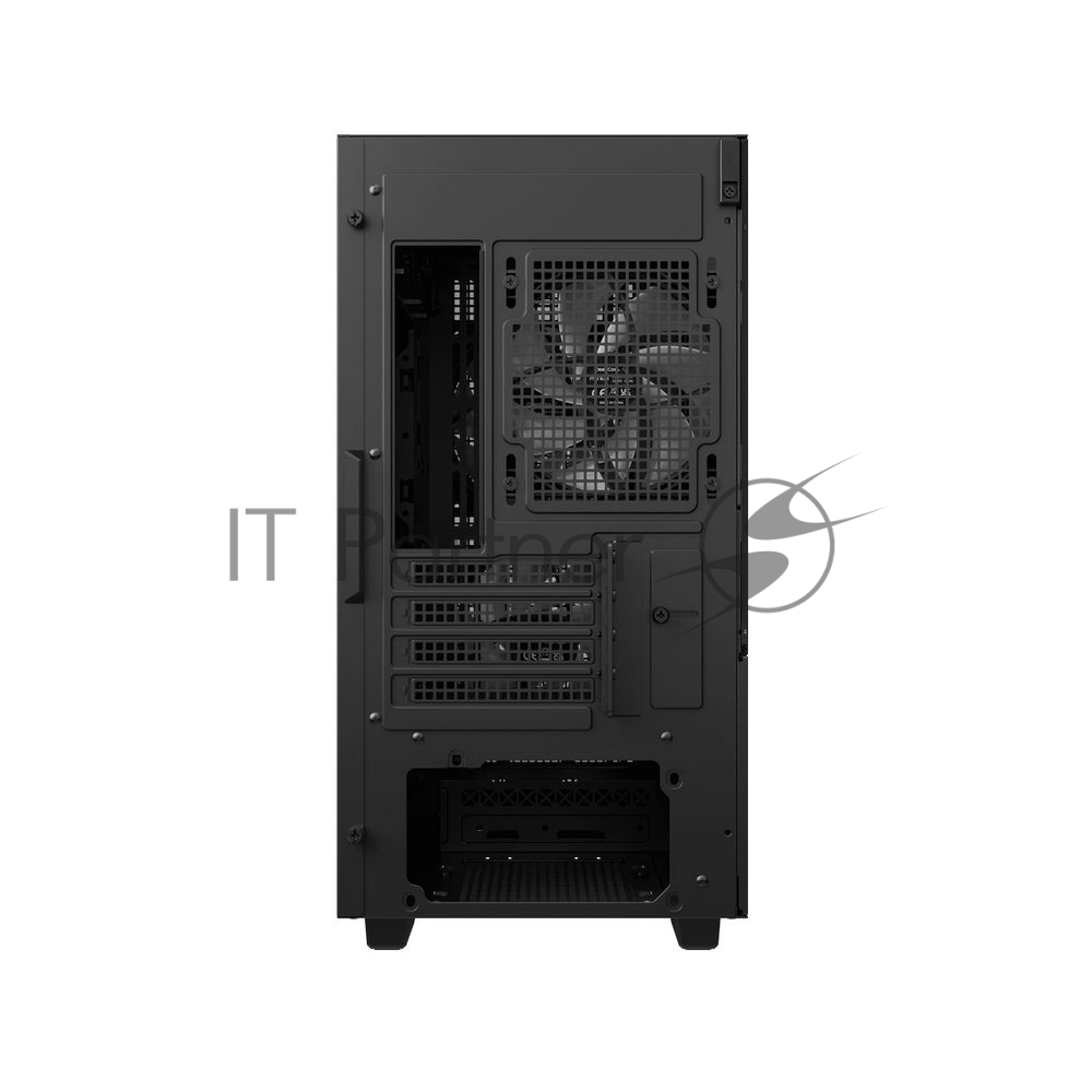 Компьютерный корпус Deepcool CH360 без БП, боковое окно (закаленное стекло), 2x140мм ARGb LED вентилятор спереди и 1x120мм ARGb LED вентилятор сзади, черный, mATX