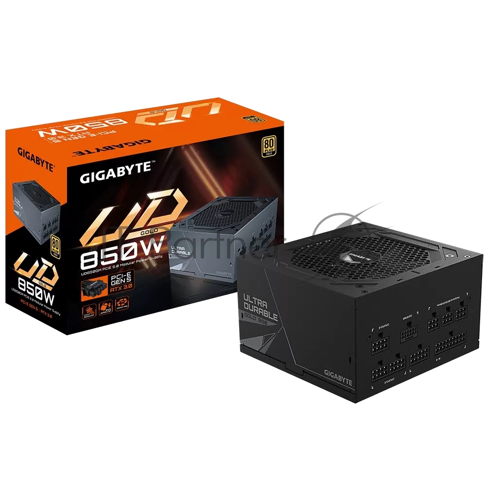 Блок питания Gigabyte UD850GM PG5 V2 GP-UD850GM PG5 850W, 80Plus, Gold, Полностью модульный, PCIe Gen 5.0 compatible 28200-U85GP-2EUR