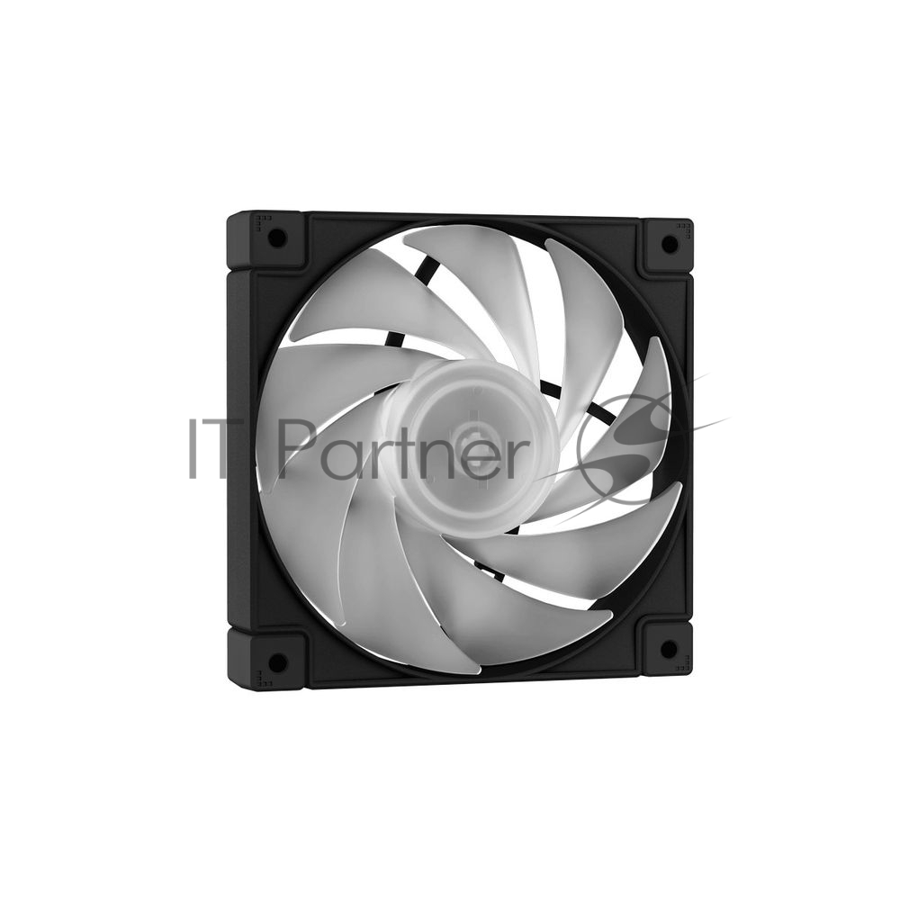 Компьютерный корпус Deepcool CH360 без БП, боковое окно (закаленное стекло), 2x140мм ARGb LED вентилятор спереди и 1x120мм ARGb LED вентилятор сзади, черный, mATX