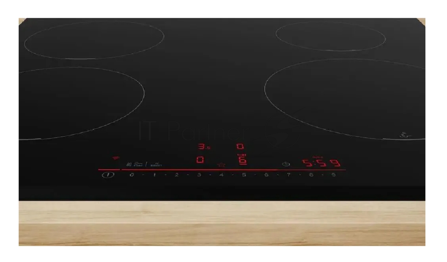 Индукционная варочная поверхность Bosch PIE631HB1E, 4 конфорки, стеклокерамика, 7400 Вт