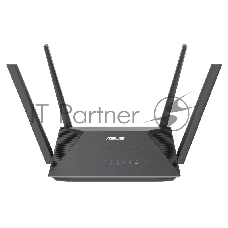 Роутер беспроводной Asus RT-AX52 AX1800 10/100/1000BASE-TX черный