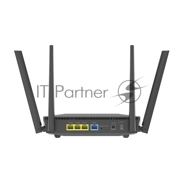 Роутер беспроводной Asus RT-AX52 AX1800 10/100/1000BASE-TX черный