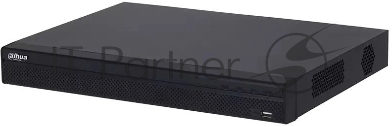 Видеорегистратор IP 32-канальный DAHUA 4K и H.265+. Входящий поток до 160 Мбит/с; сжатие: Н.265+/H.265+, H.265, H.264+, H.264+/H.264; разрешение записи до 12Мп; накопители: 2 SATA III до 20Тбайт; воспр