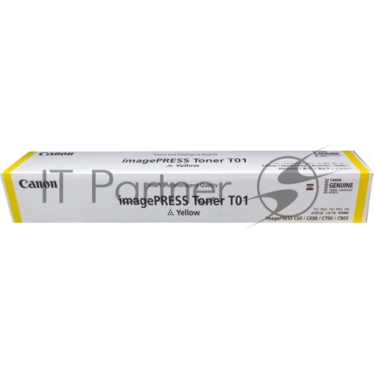 Тонер лазерный Canon TONER T01 желтый (59 500 стр.) для Canon imagePRESS C710, C810, C910