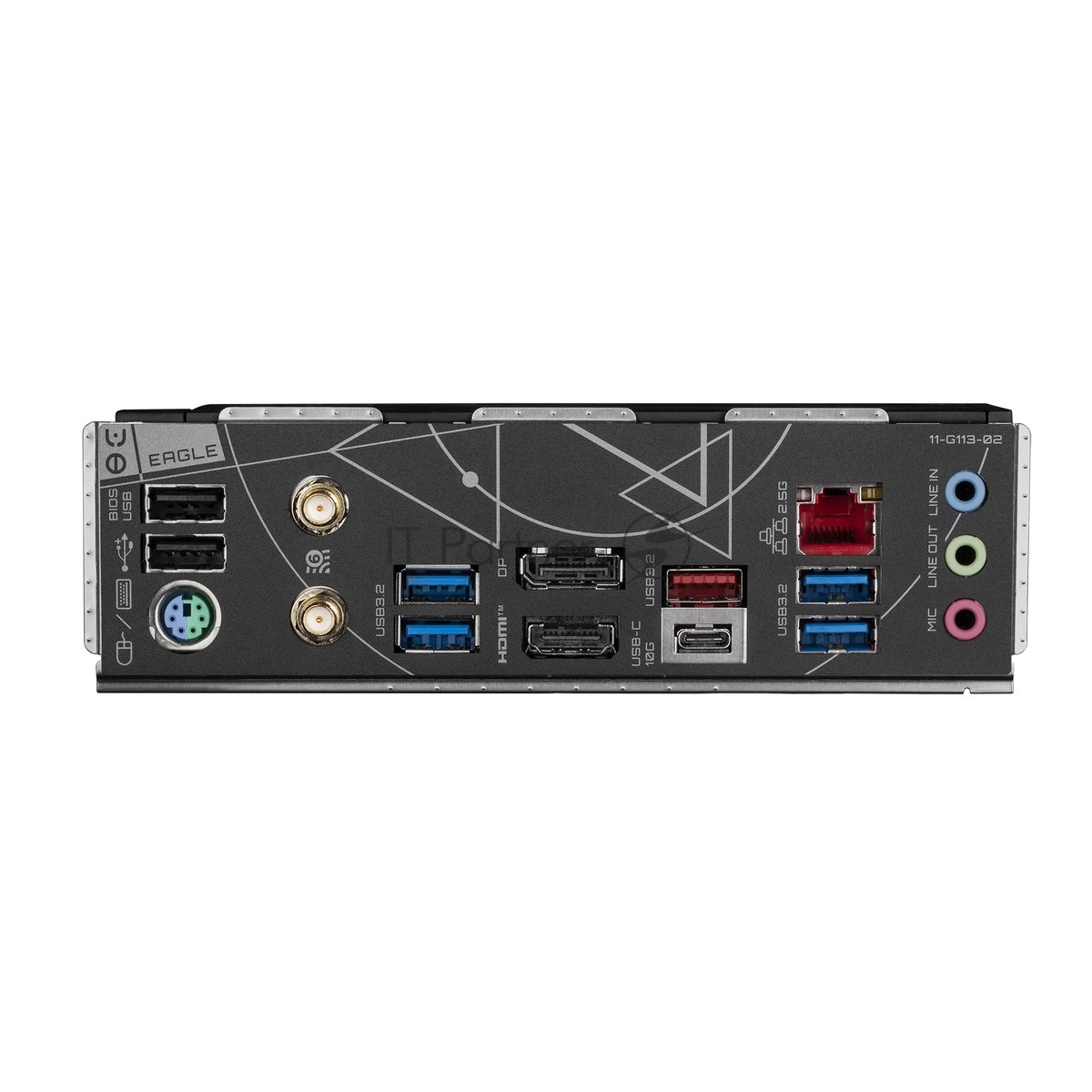 Материнская плата GIGABYTE Z790 EAGLE AX, LGA1700, Intel Z790, 4xDDR5, 4xSATA, 3xM.2, 1xPCIe 5.0 x16, DisplayPort, HDMI, 1x2.5Gb LAN, USB Type-C, 3x3.5 мм, 7.1, ATX