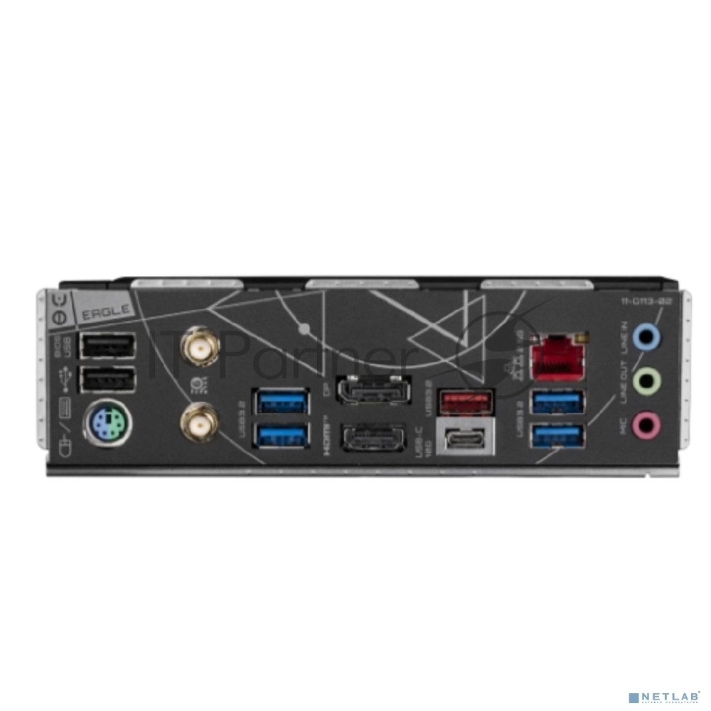 Материнская плата GIGABYTE Z790 EAGLE AX, LGA1700, Intel Z790, 4xDDR5, 4xSATA, 3xM.2, 1xPCIe 5.0 x16, DisplayPort, HDMI, 1x2.5Gb LAN, USB Type-C, 3x3.5 мм, 7.1, ATX