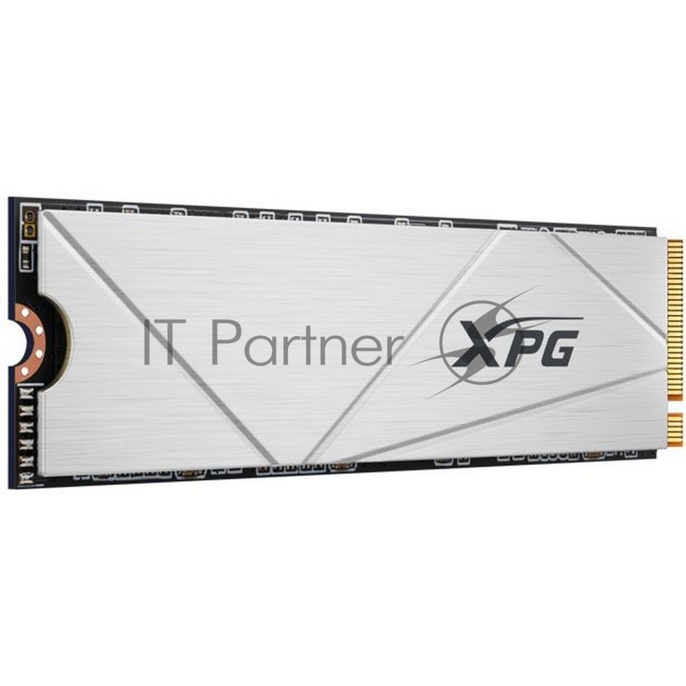 Накопитель SSD ADATA XPG GAMMIX S60, 2Tb, PCIe 4.0 x4, M.2 2280, NVMe, R/W 5000/4200, с радиатором