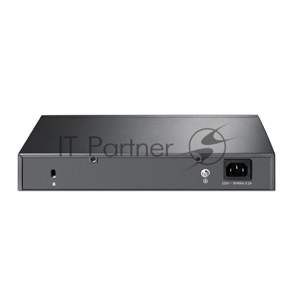 TP-Link JetStream™ 8-Port Gigabit L2+ Managed Switch with 2 SFP Slots. PORT: 8× Gigabit RJ45 Ports, 2× Gigabit SFP Slots, RJ45/Micro-USB Console Port. SPEC: 1U 13-inch Rack-mountable Steel Case. FEATURE: Integration with Omada SDN Controller, Static Routing, OAM, DDM, 802.1Q VLAN, QinQ, STP/RSTP/MSTP, IGMP Snooping, 802.1p/DSCP QoS, ACL, 802.1x, Radius/Tacacs+ Authentication, LACP, CLI, SNMP, Dual Image/Configuration, IPv6 (SG3210)