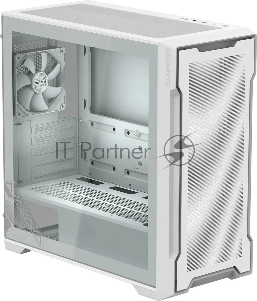 Компьютерный корпус Gigabyte C102W Gb-C102GI белый без БП M-ATX 5x120мм 4x140мм 2xUSB 3.0 audio bott PSU