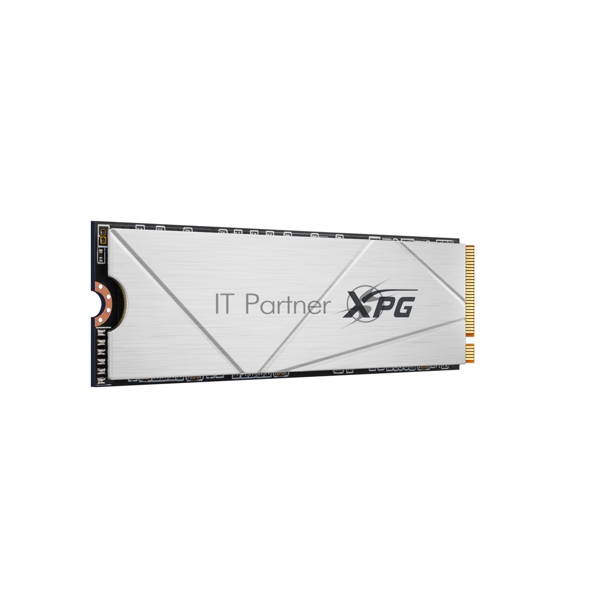 Накопитель SSD ADATA XPG GAMMIX S60, 2Tb, PCIe 4.0 x4, M.2 2280, NVMe, R/W 5000/4200, с радиатором