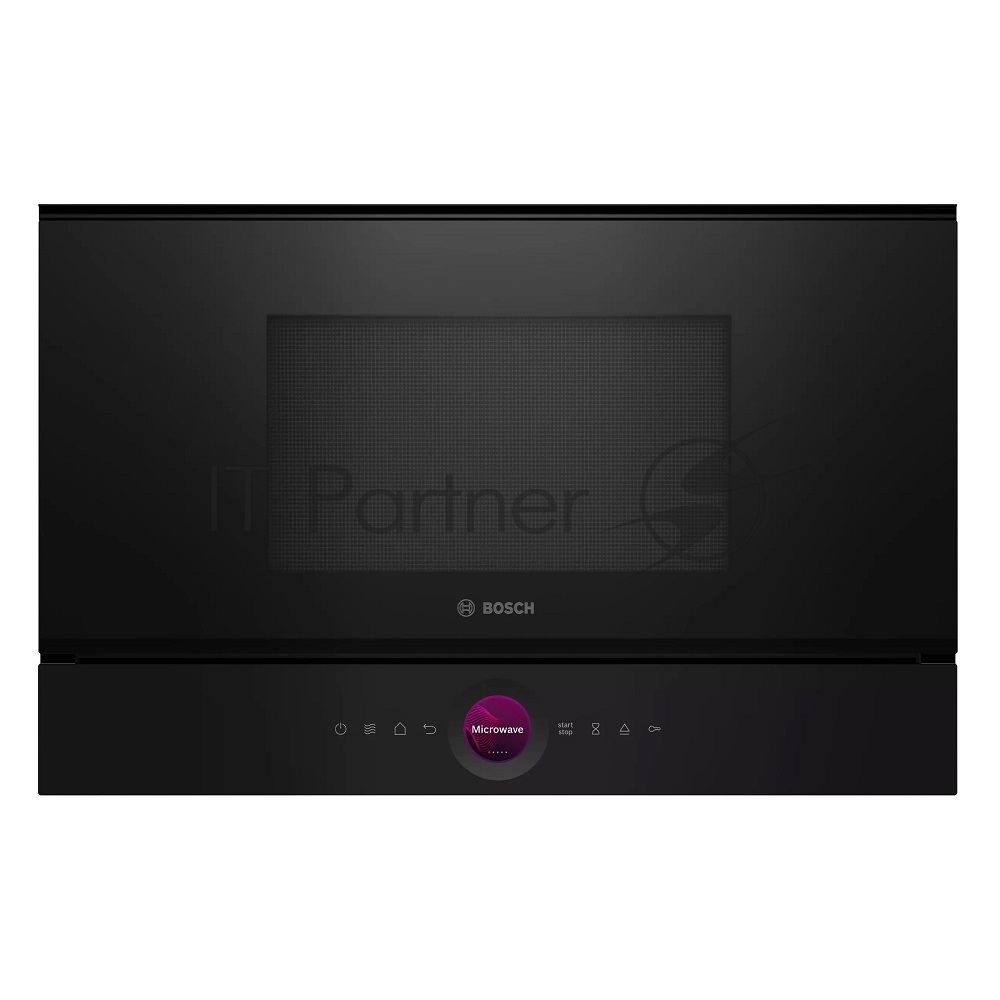 Встраиваемая микроволновая печь Bosch BFR7221B1 900Вт, 5 режимов, инвертер, 21 л, черный, петли справа