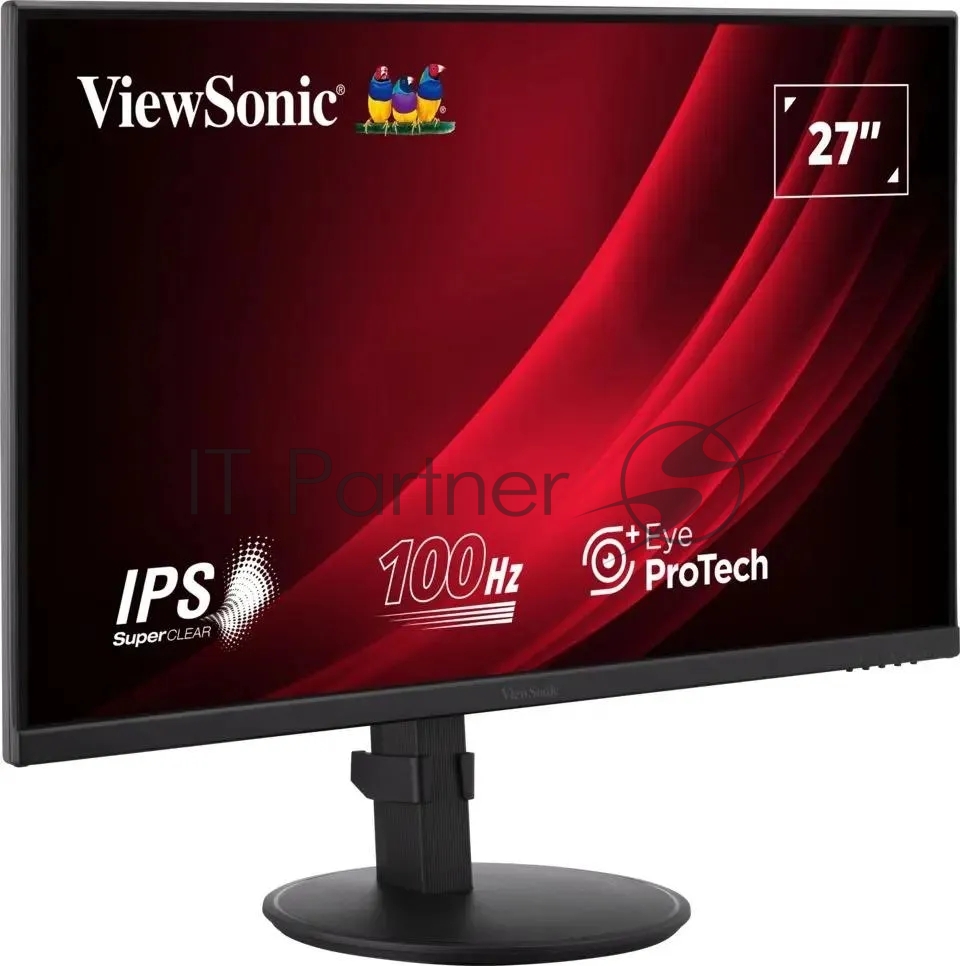 Монитор 27" ViewSonic VA2708-HDJ IPS 1920x1080, 100 Гц, 5 мс, 16:9, 250 кд/м2, 1xHDMI, 1xDP, 1x3.5 мм, черный