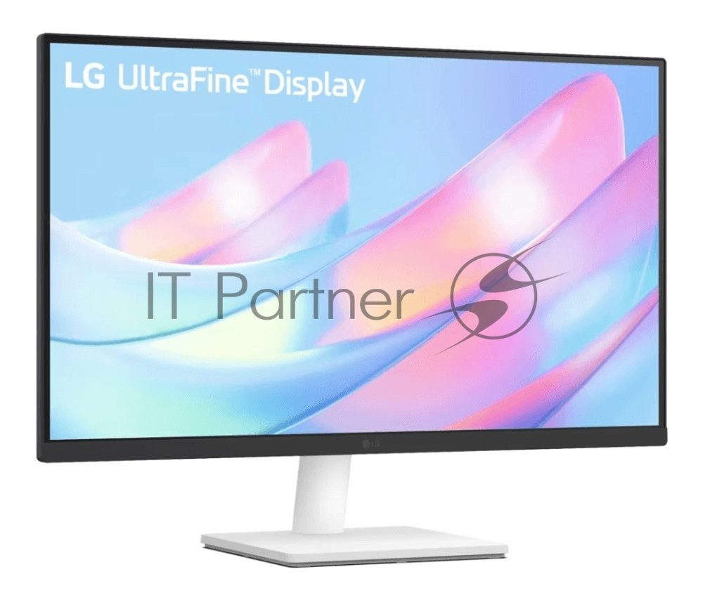 Монитор 27" LG UltraFine 27US500-W IPS 3840x2160 (4K UHD), 60 Гц, 5 мс, 16:9, HDR10, 300 кд/м², HDMI (x2), DisplayPort, Flicker Free, Low Blue Light, трехсторонний безрамочный дизайн, белый