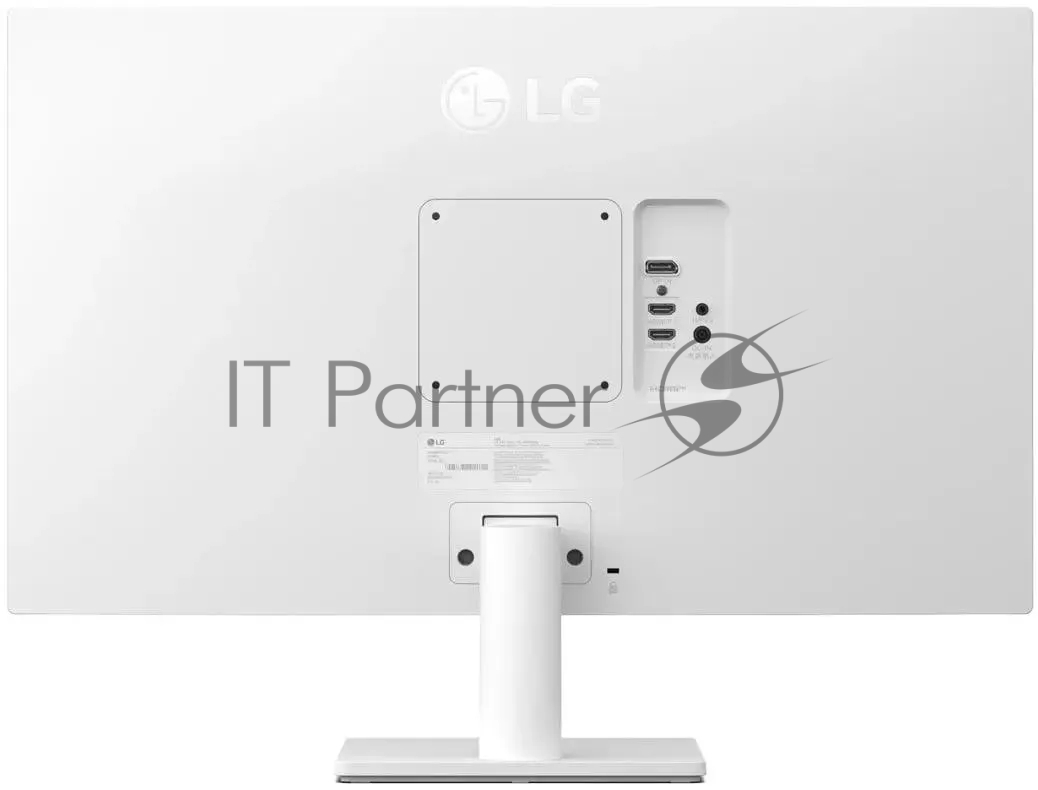 Монитор 27" LG UltraFine 27US500-W IPS 3840x2160 (4K UHD), 60 Гц, 5 мс, 16:9, HDR10, 300 кд/м², HDMI (x2), DisplayPort, Flicker Free, Low Blue Light, трехсторонний безрамочный дизайн, белый