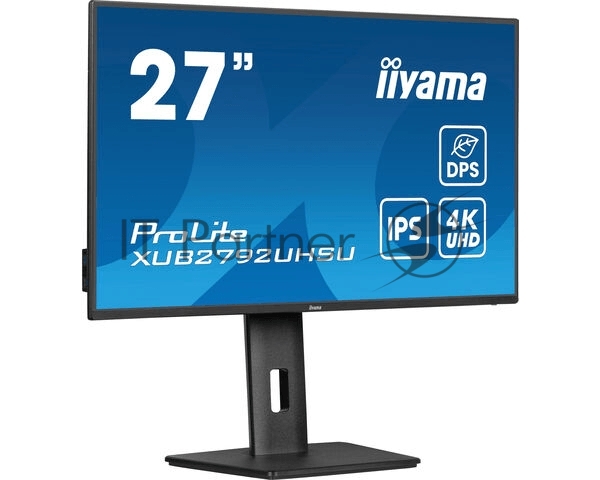 Монитор 27" iiyama ProLite XUB2792UHSU-B6 IPS 3840x2160, 60 Гц, 4 мс, 16:9, 350 кд/м², 1xHDMI, 1xDP, черный