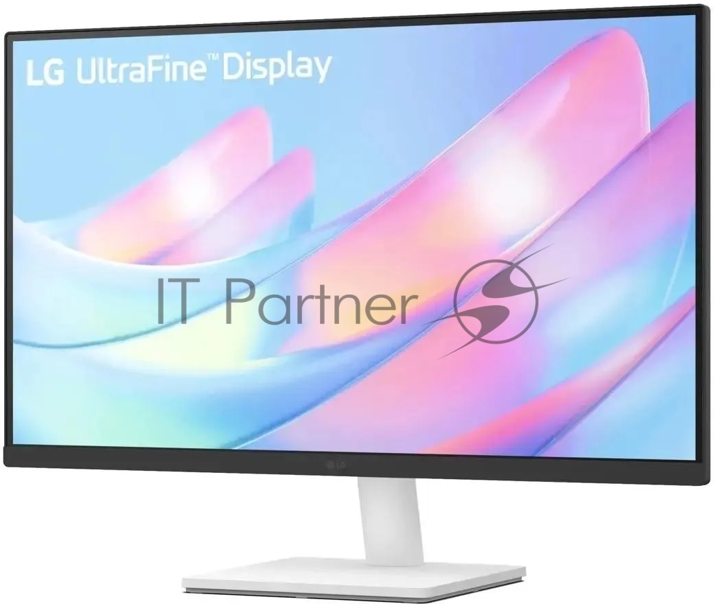 Монитор 27" LG UltraFine 27US500-W IPS 3840x2160 (4K UHD), 60 Гц, 5 мс, 16:9, HDR10, 300 кд/м², HDMI (x2), DisplayPort, Flicker Free, Low Blue Light, трехсторонний безрамочный дизайн, белый
