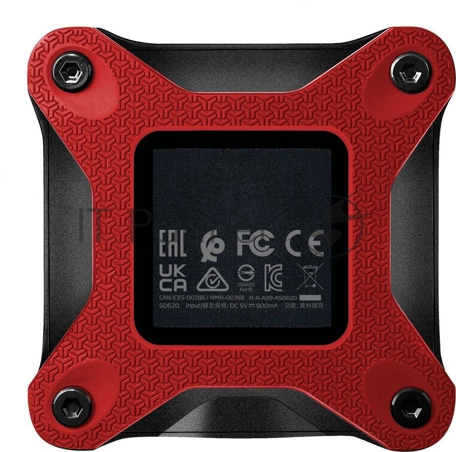 Внешний SSD ADATA SD620, 2TB, USB 3.2 Gen 2 Type-A, R/W 550/480, красный
