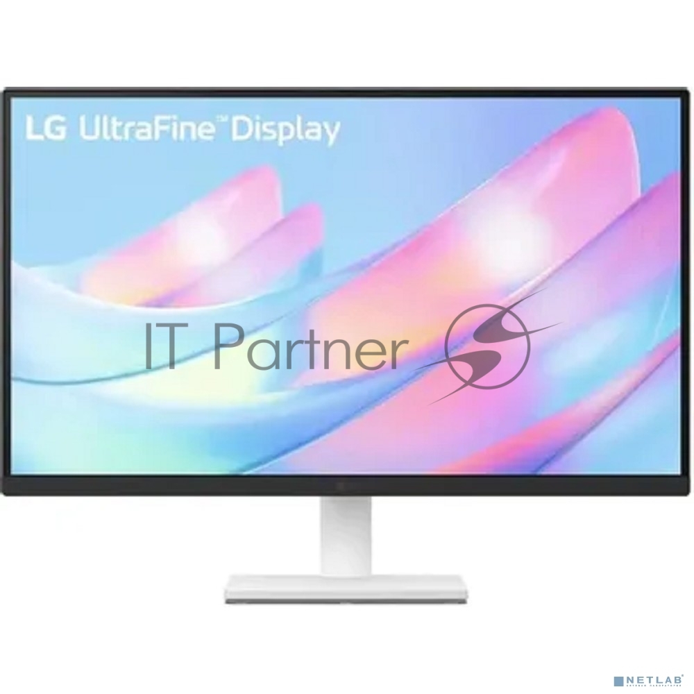 Монитор 27" LG UltraFine 27US500-W IPS 3840x2160 (4K UHD), 60 Гц, 5 мс, 16:9, HDR10, 300 кд/м², HDMI (x2), DisplayPort, Flicker Free, Low Blue Light, трехсторонний безрамочный дизайн, белый