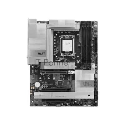 Материнская плата MSI PRO Z890-A WIFI, LGA1851, Intel Z890, 4xDDR5, 4xSATA, 4xM.2, 1xPCIe 5.0 x16, HDMI, USB Type-C, 1x5Gb LAN, Thunderbolt, 2x3.5 мм, 7.1, ATX