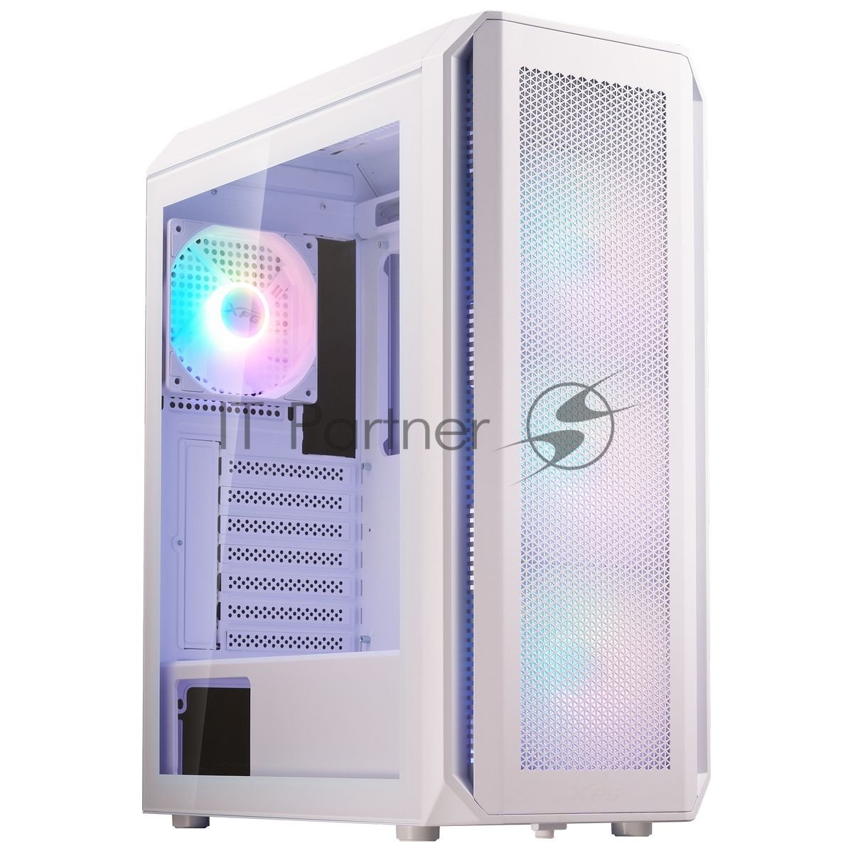 XPG VALOR AIR Plus white / ATX / tempered glass / 4x 120mm ARGB fans/front magnet filter/ VALORAIRPLUSMTA-WHCWW