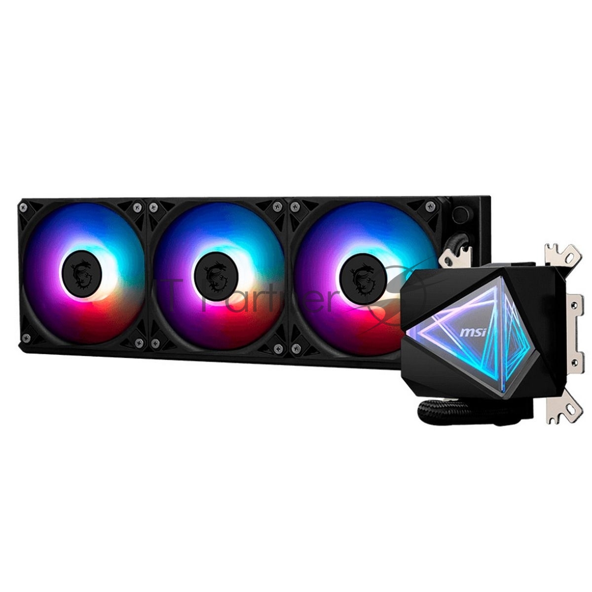 Система жидкостного охлаждения MSI MAG CORELIQUID I360 3x ARGb Gen2 Fan, ARGb Gen2 Block, Color Box