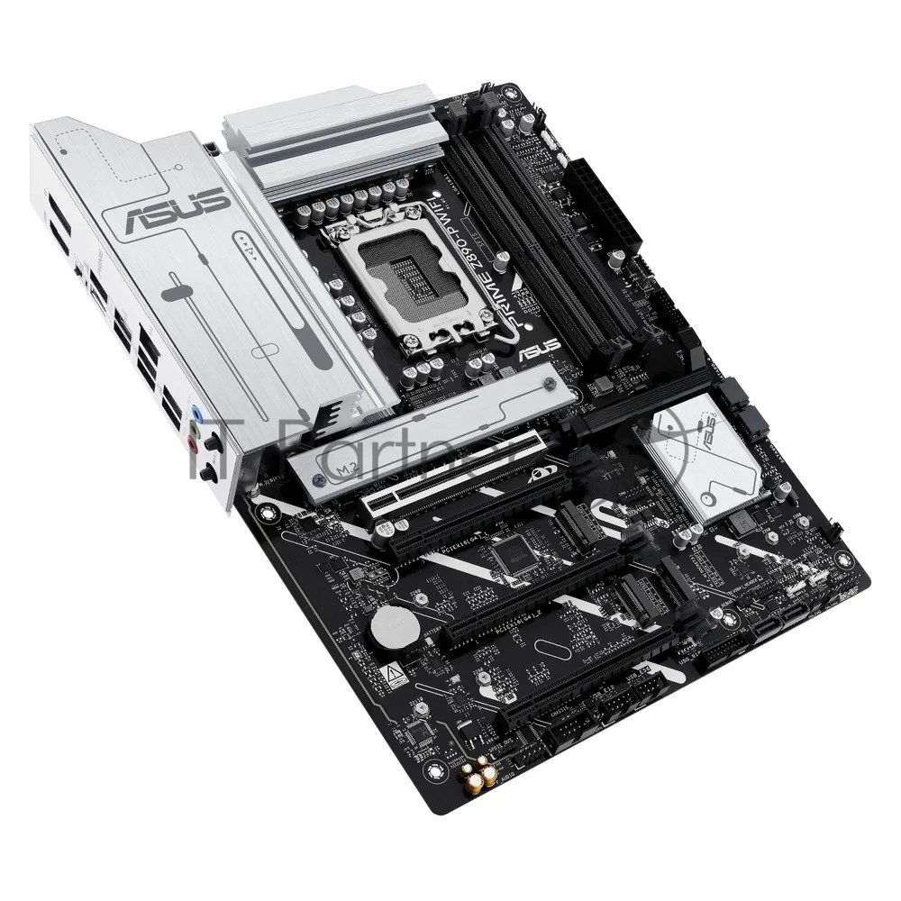 Материнская плата ASUS PRIME Z890-P WIFI, LGA1851, Intel Z890, 4xDDR5, 4xSATA, 4xM.2, 1xPCIe 5.0 x16, DisplayPort, HDMI, USB Type-C, 1x2.5Gb LAN, Thunderbolt, 3x3.5 мм, 7.1, ATX