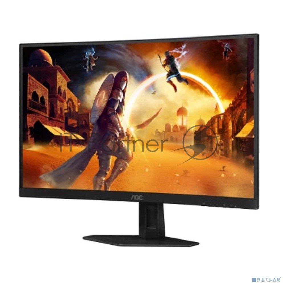 Монитор 27" AOC C27G4ZXU VA 1920x1080, 280 Гц, 1 мс, 16:9, 300 кд/м², 2xHDMI, DisplayPort, изогнутый экран, HDR, Flicker Free, Low Blue Light, черный