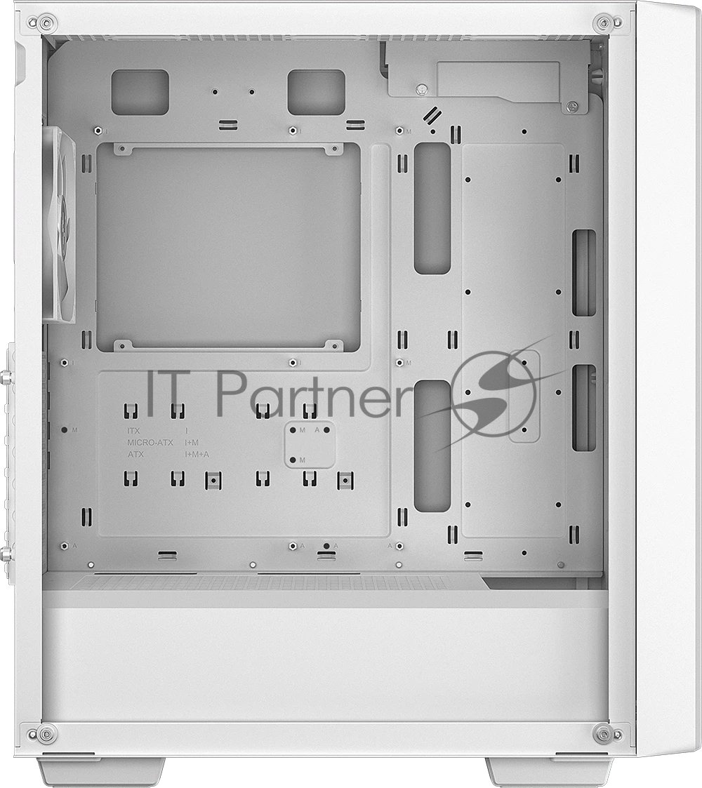 Корпус Deepcool CC560 MESH V2 WH без БП, боковое окно (закаленное стекло), 3x120мм ARGB LED вентилятор спереди и 1x120мм ARGB LED вентилятор сзади, белый, ATX (R-CC560-WHAMA4-G-2)