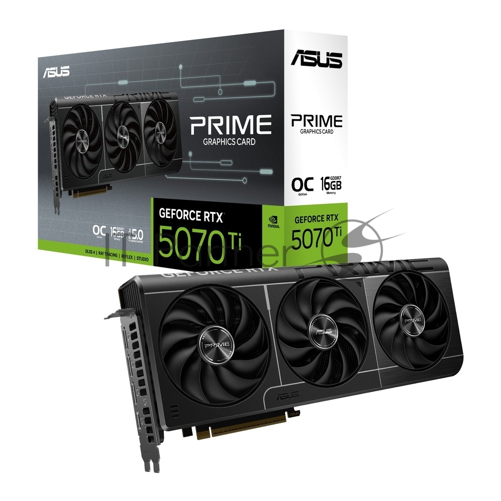 Видеокарта ASUS RTX5070Ti PRIME OC 16GB GDDR7 256bit 3xDP HDMI 3FAN RTL [PRIME-RTX5070TI-O16G]
