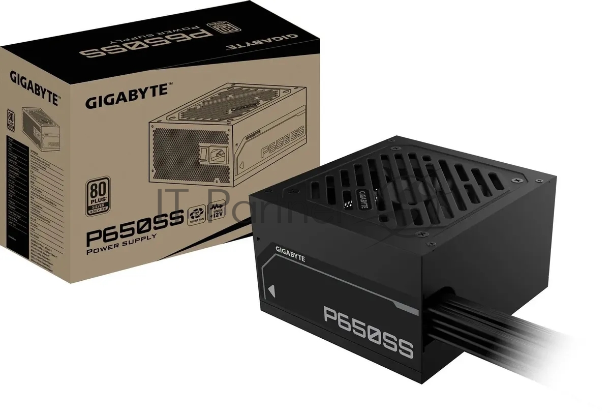 Блок питания Gigabyte ATX 650W GP-P650SS 80 PLUS silver (20+4pin) APFC 120мм fan 5xSATA RTL