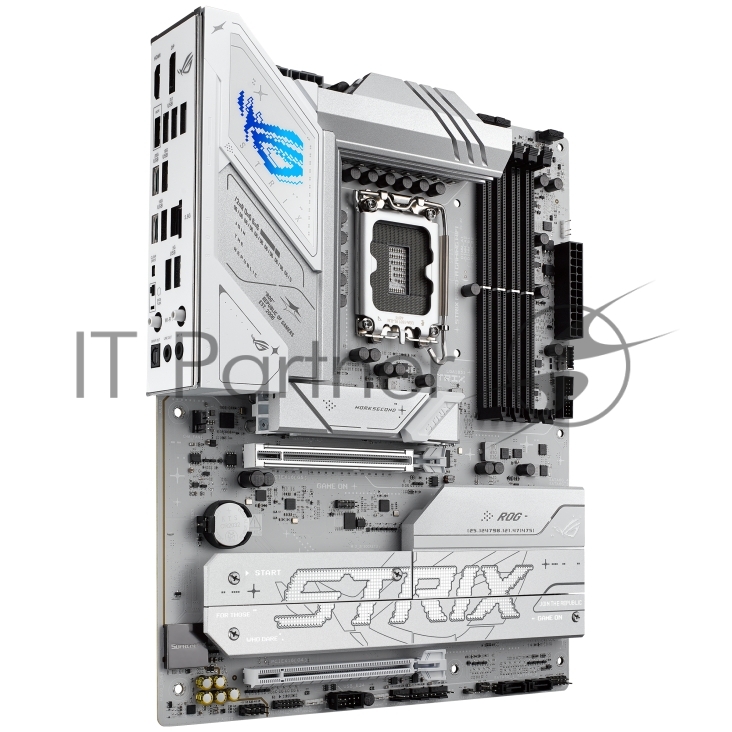 Материнская плата ASUS ROG STRIX B860-A GAMING WIFI, LGA1851, Intel B860, 4xDDR5, 4xSATA, 4xM.2, 2xPCIe 5.0 x16, 1xDP, 1xHDMI, 1x2.5Gb LAN, Wi-Fi, Bluetooth, 4xUSB 2.0, 2xUSB 3.2 Gen 1, 3xUSB 3.2 Gen 2, 1xUSB 4, 2xUSB-C, 3x3.5 мм, 7.1, ATX