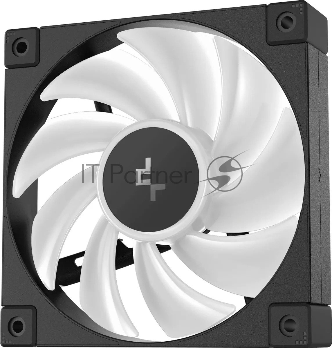 Вентилятор для корпуса DEEPCOOL FD12 черный, 120 мм, 2050 об/мин, 26.9 дБ, 4 pin
