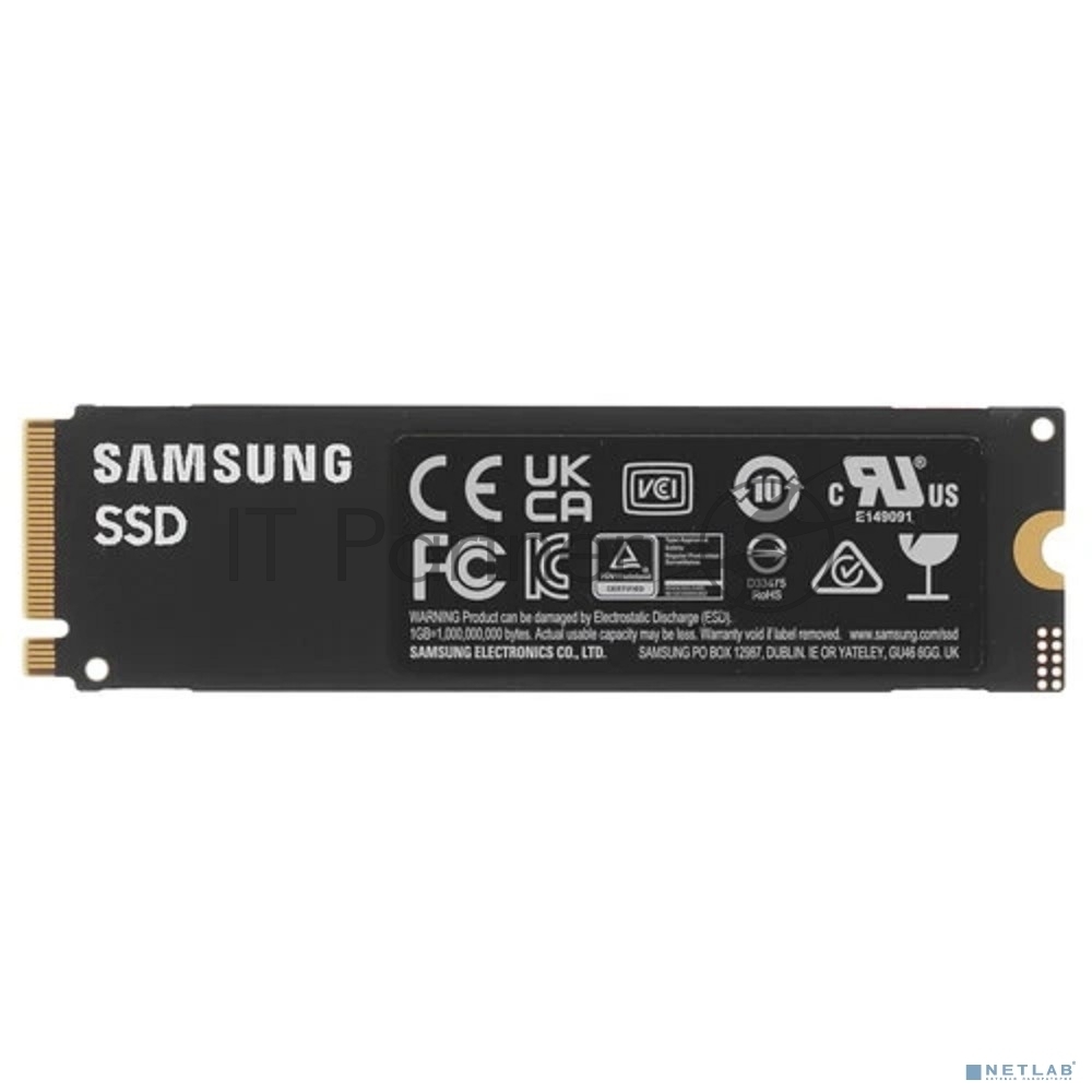 Накопитель SSD Samsung 990 EVO Plus, 2Tb, M.2 2280, PCIe 4.0 x4, NVMe, R/W 7250/6300