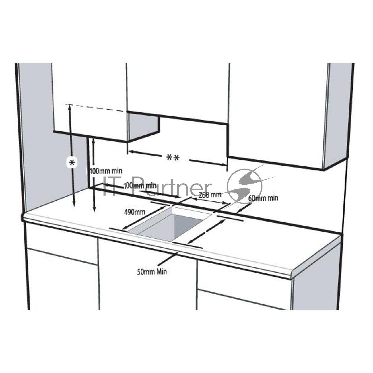 Встраиваемая электрическая варочная панель Beko HDC 32400 TO, Черный