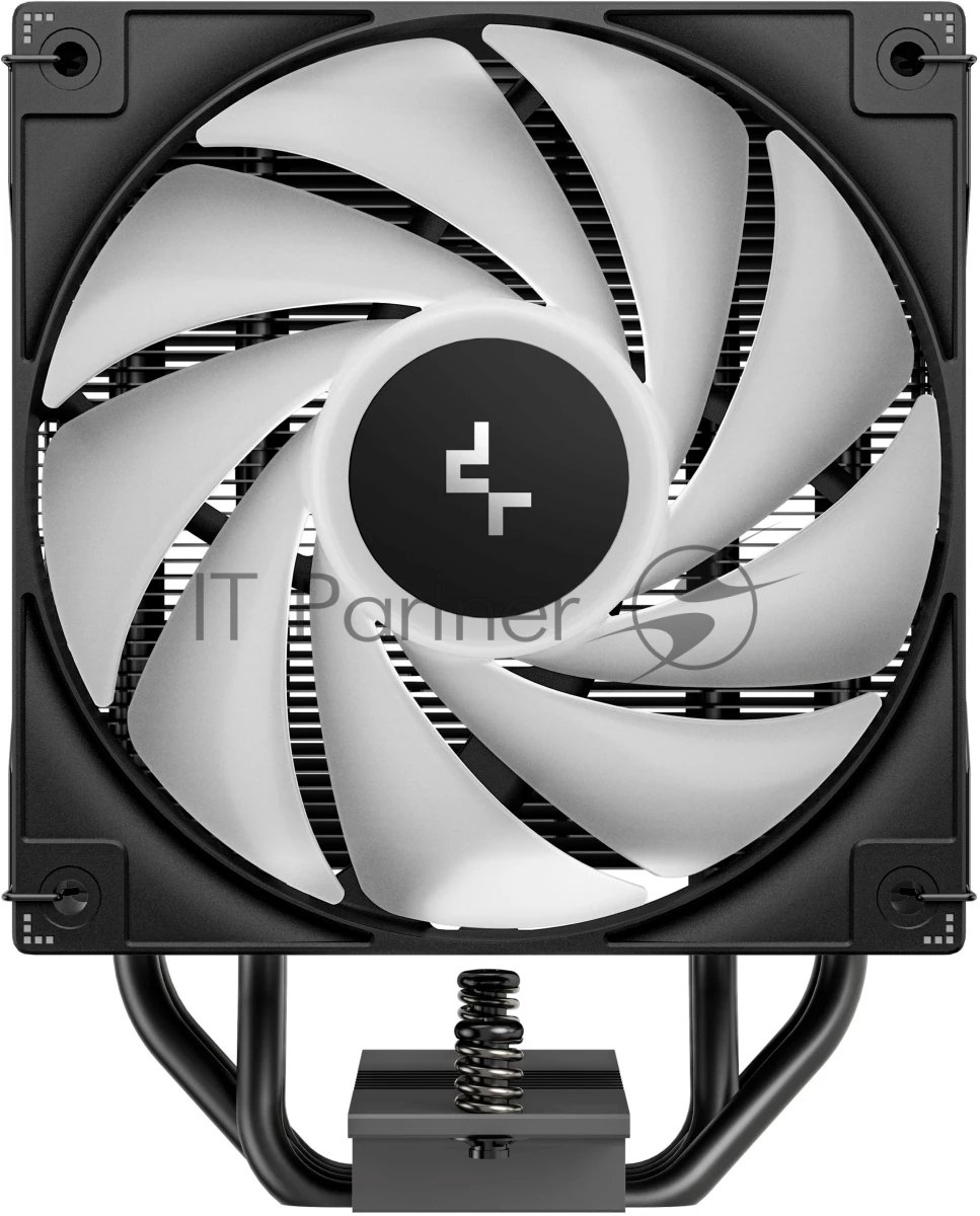 Кулер для процессора DEEPCOOL AG400 BK ARGb V2 черный 120мм алюминий+медь 2100rpm 31.6db 4-pin 220W 154мм