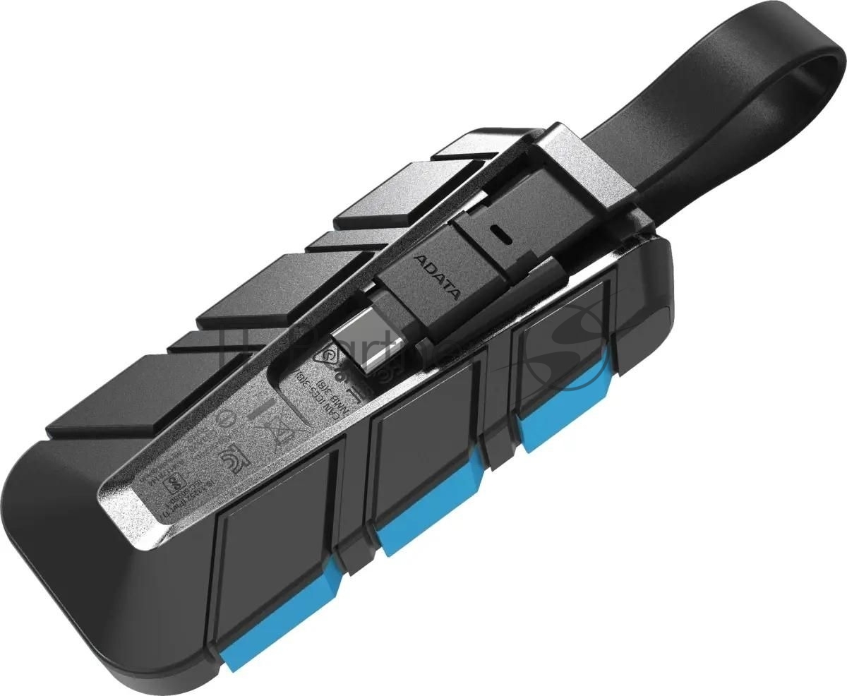 Внешний SSD ADATA SC740, 500 Gb, USB 3.2 Gen 2 Type-C, R/W 1050/1000, синий
