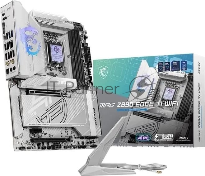 Материнская плата MSI MPG Z890I EDGE TI WIFI, LGA 1851, Intel Z890, 2xDDR5, 2xSATA, 4xM.2, 1xPCIe 5.0 x16, 1xHDMI, 2xThunderbolt 4, 1xUSB-C, 1x 5Gb LAN, 7xUSB-A 10Gbps, 2xUSB-A 5Gbps, 1xUSB-C 20Gbps, 7.1, 2x3.5 мм, TOSLINK, Mini-ITX